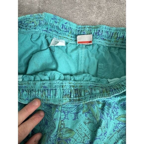Vintage 90s Ocean Pacific Floral Shorts Men's Size Medium Blue - Picture 4 of 9